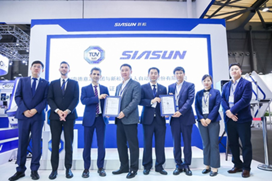 移動機器人整系統(tǒng)通過歐盟CE認證，新松國際化征程再立新的里程碑